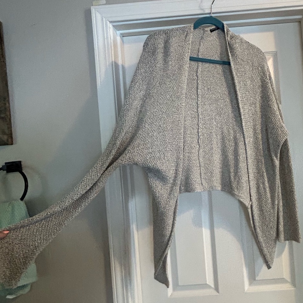 Grey cardigan